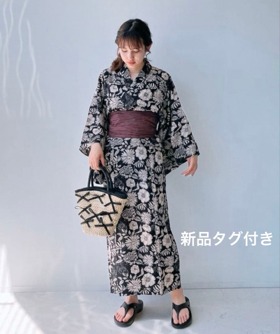 新品タグ付き　asa know as ひんやり 2wayセパレート浴衣