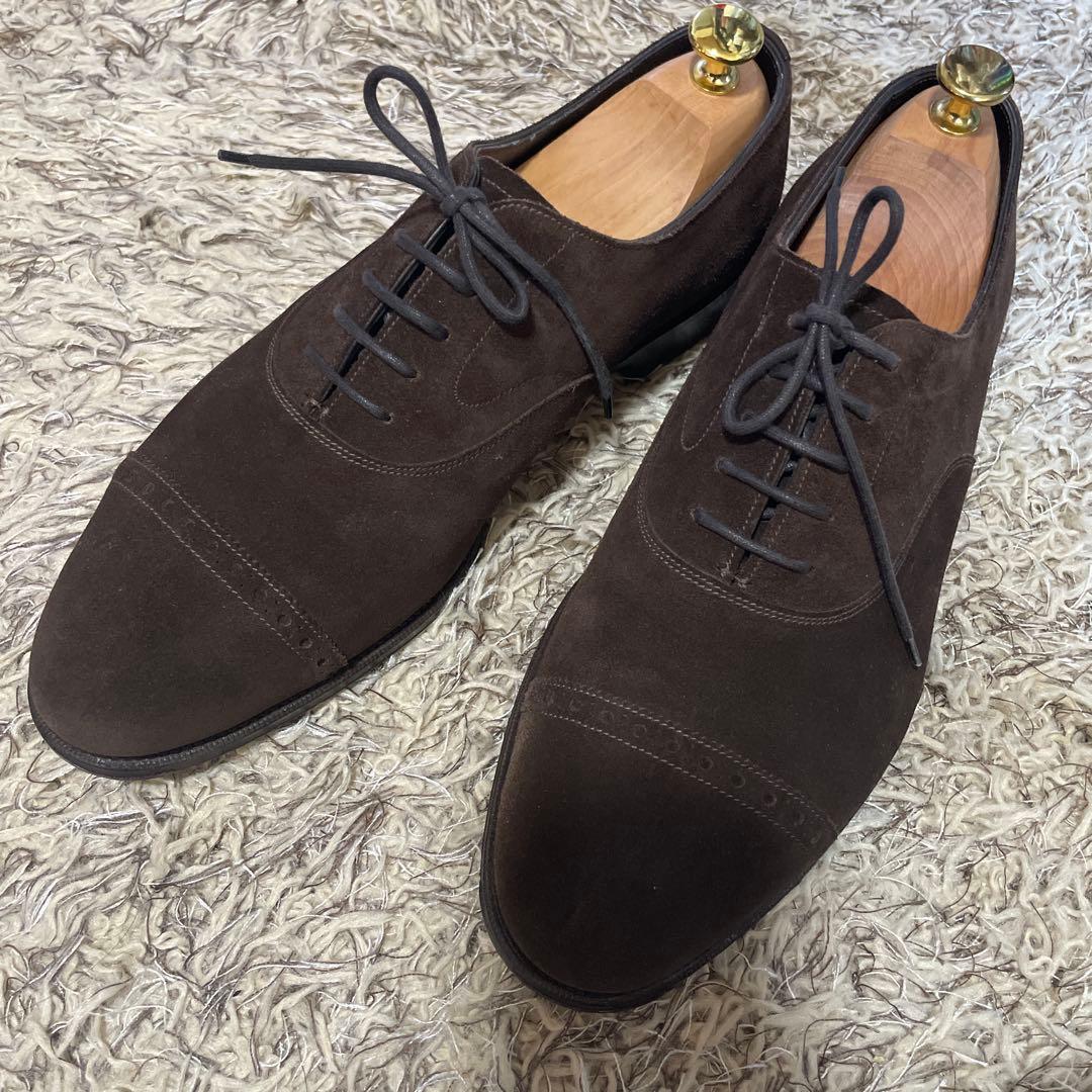 Edward Green E202 スエード　ダークブラウン