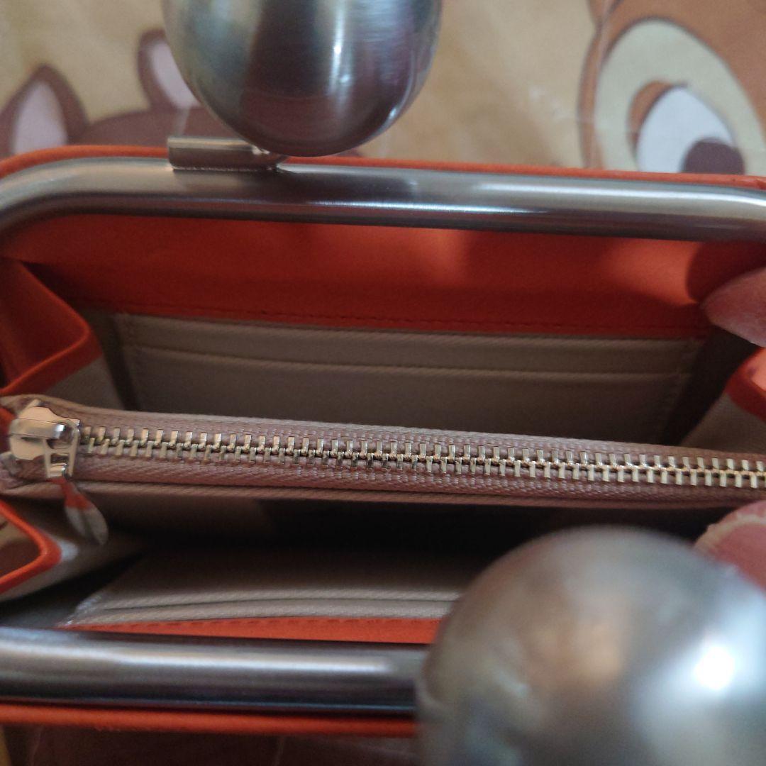 カワカワ折り財布ウォレット folded wallet がま口 レザー 本革