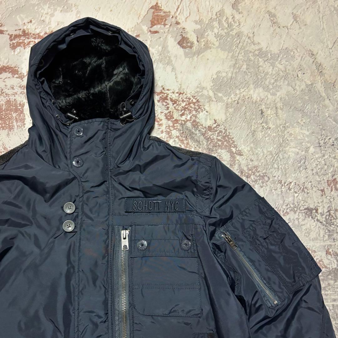 SCHOTT ショット MA-7 ボンバー フライトジャケット 中綿 M