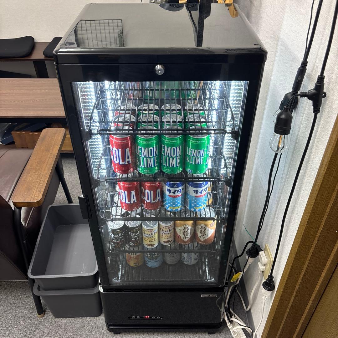 【購入不可】たつ:4面冷蔵ショーケース105L R4G-105SLB