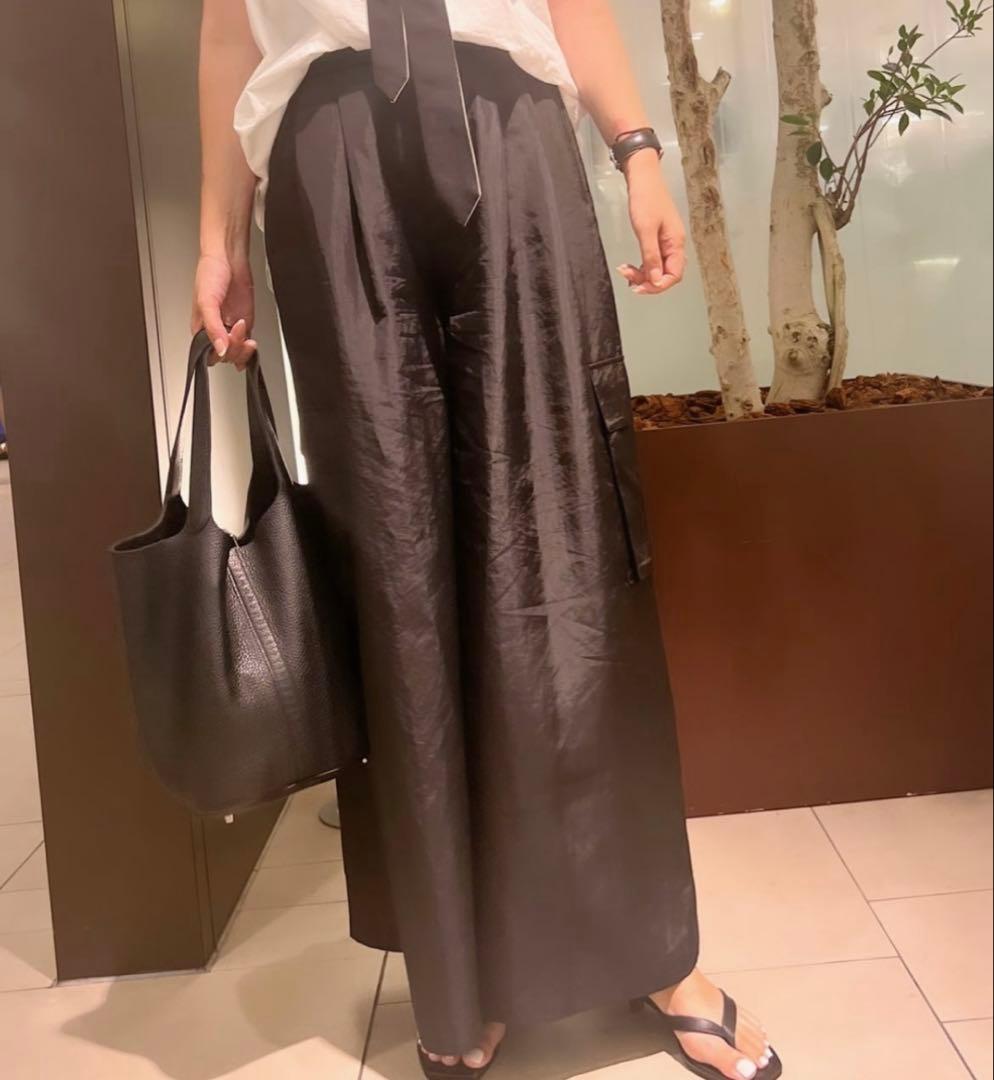 大人気♡♡Lig. リグドット♡低身長♡新品♡ワイドカーゴパンツ♡ブラック♡♡