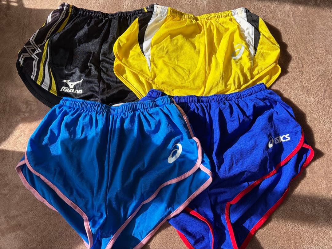 最終お値下げ 陸上 レディース ランニングパンツ レーシングパンツ ランパン