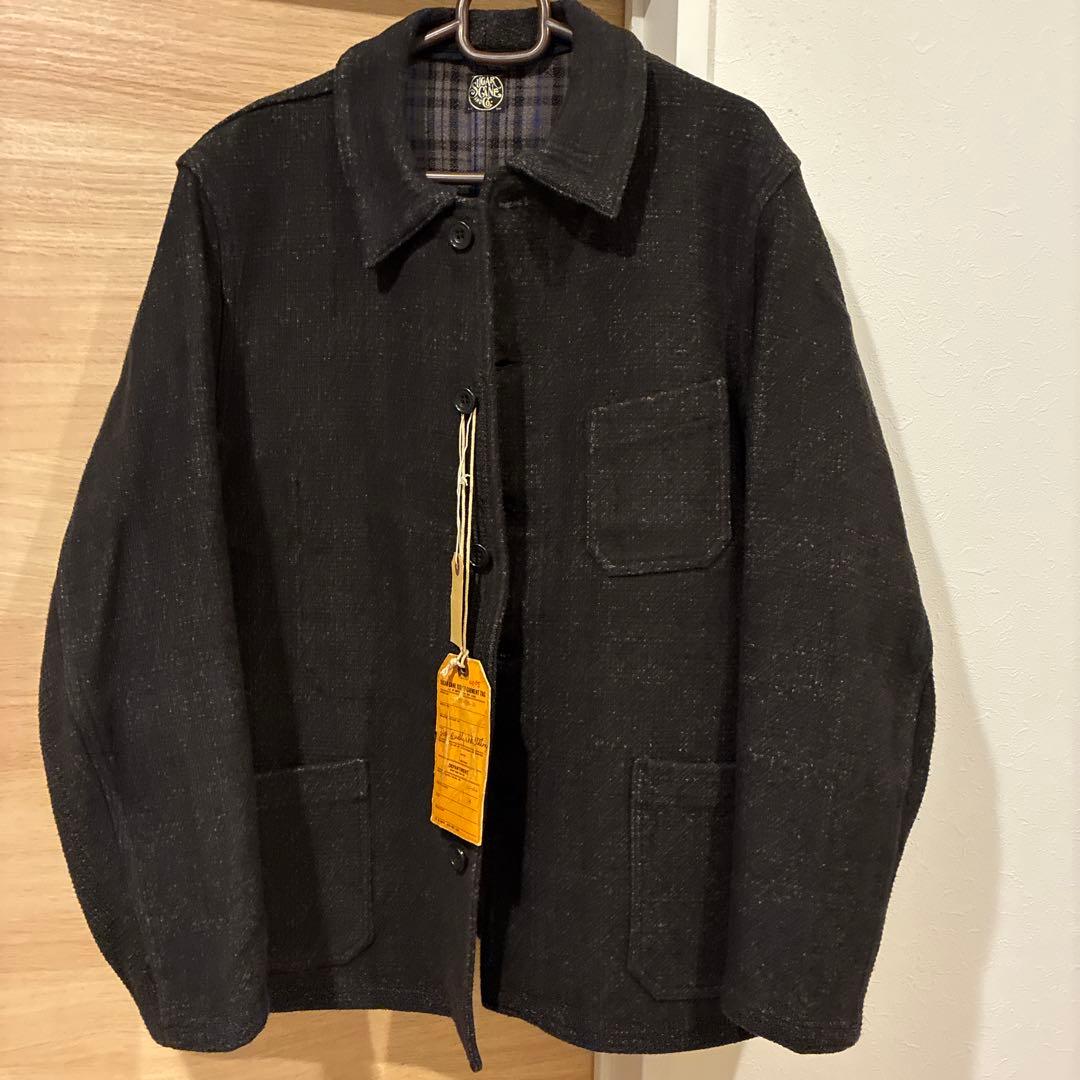 値下げ不可シュガーケーンダブルフェイスチェックジャケットSC14776