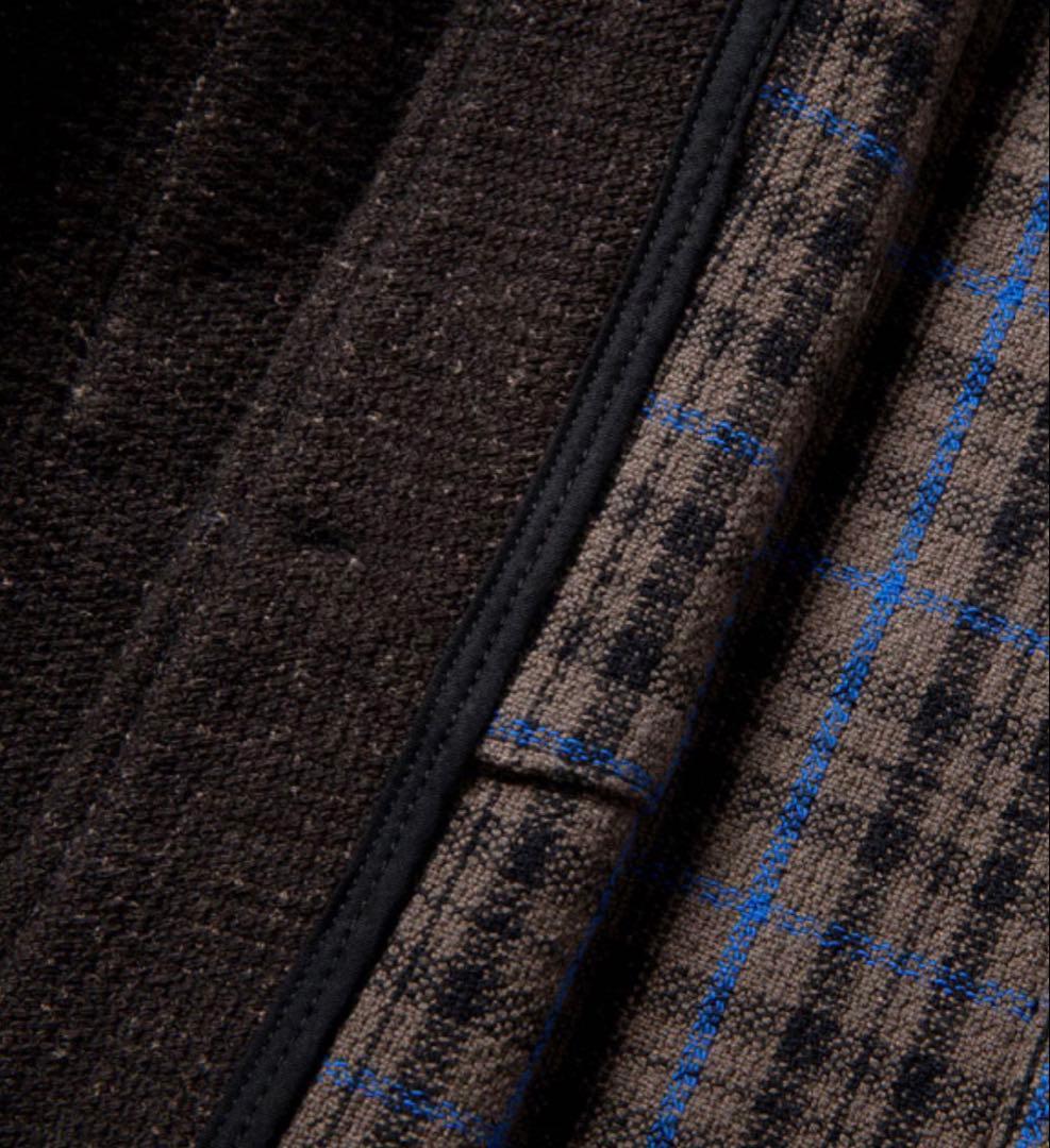 値下げ不可シュガーケーンダブルフェイスチェックジャケットSC14776