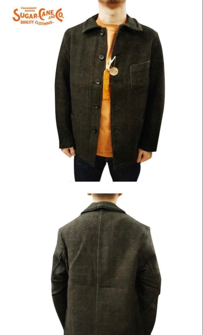 値下げ不可シュガーケーンダブルフェイスチェックジャケットSC14776