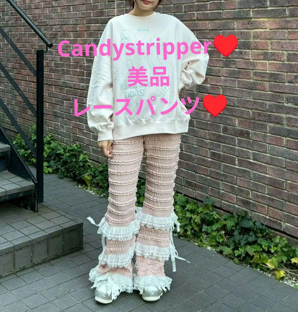 Candystripper♥ピンク★フリルレースパンツ