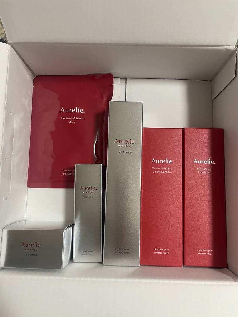 オレリーAurelie.プレミアムエイジング集中ケアコース6点セット