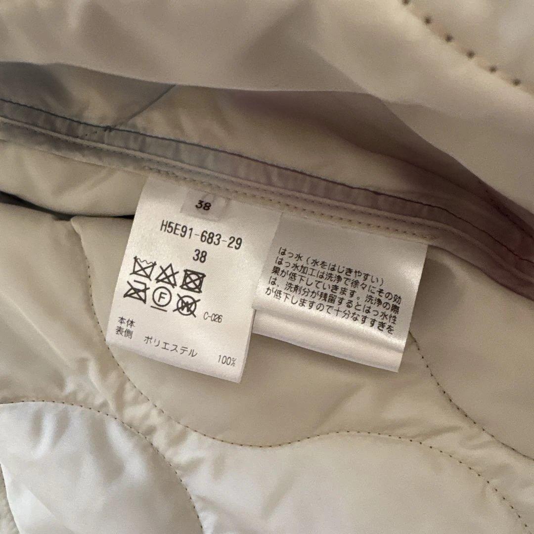 極美品✨マッキントッシュフィロソフィー　キルティング　ショート　M ネイビー