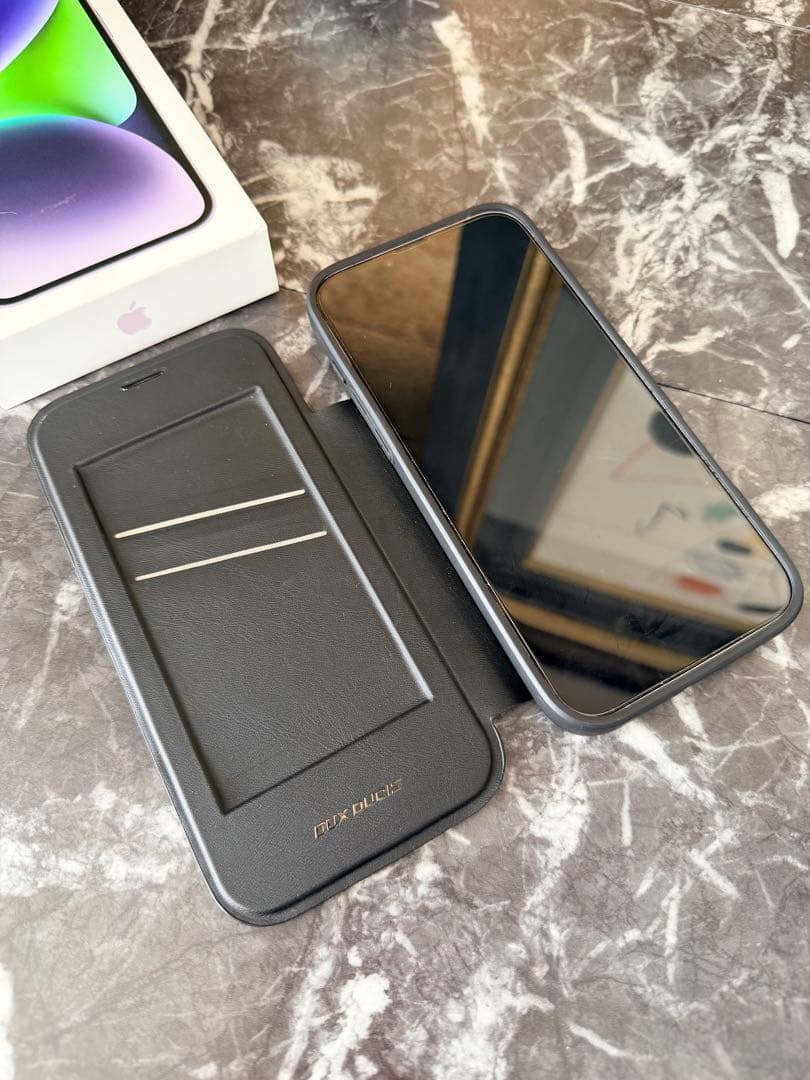 愛mama♡美品iPhone14 Plus 512GB パープル SIM