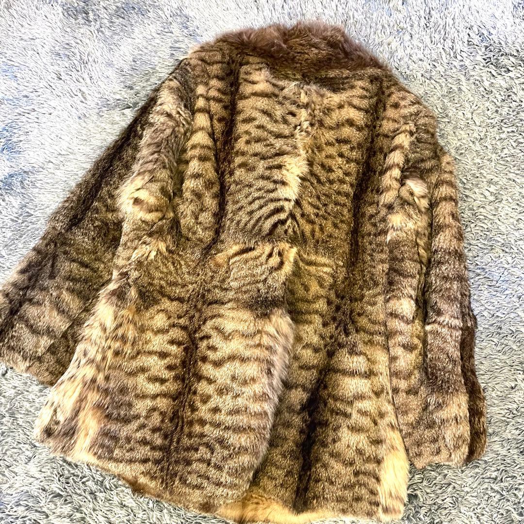 【希少 美品】SAN MARCO FUR マウンテンキャット 毛皮 ファーコート