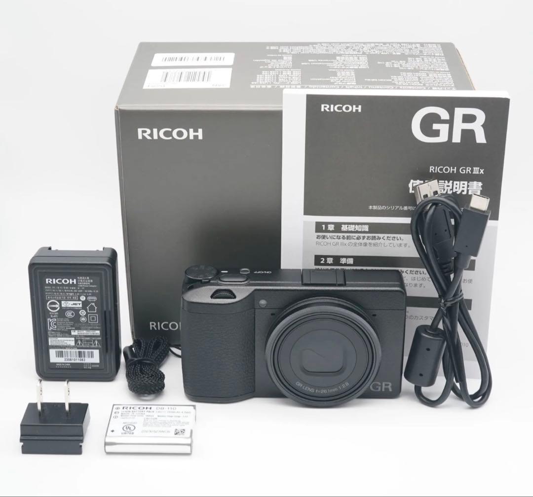 【ほぼ新品】RICOH リコー GR IIIx シャッター回数60回未満