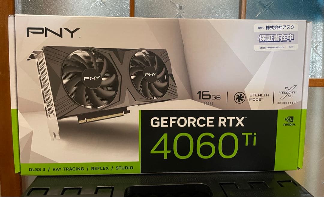 新品 RTX 4060 Ti 16GB PNY