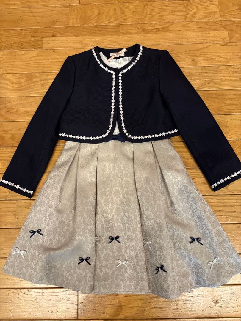 a.v.v フォーマルワンピース　ボレロセット　130