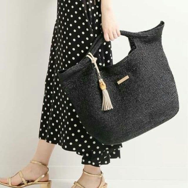 heidi  ハイディクライン ラフィアバッグ