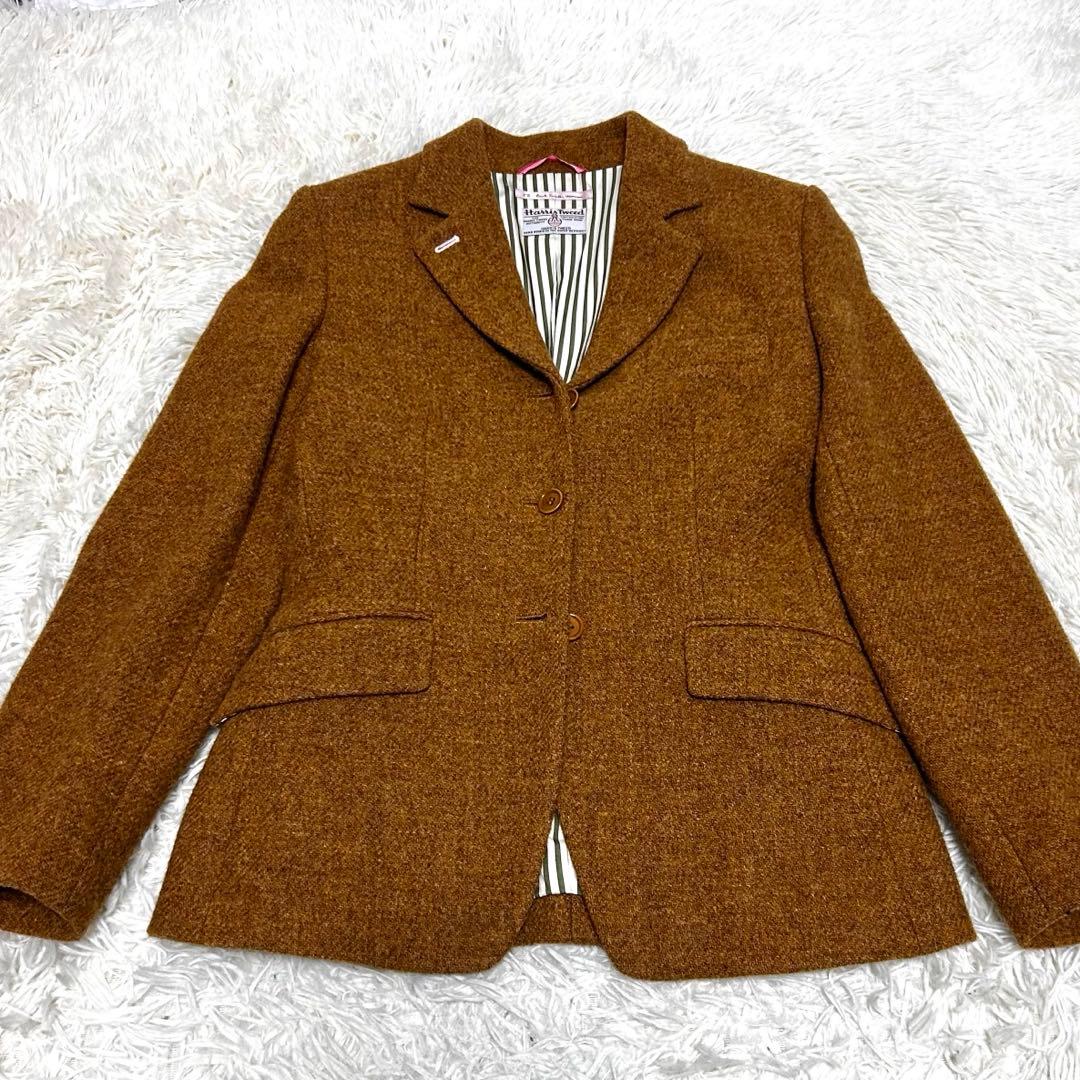 極美品　PaulSmith ハリスツイード　テーラードジャケット　40 3ボタン