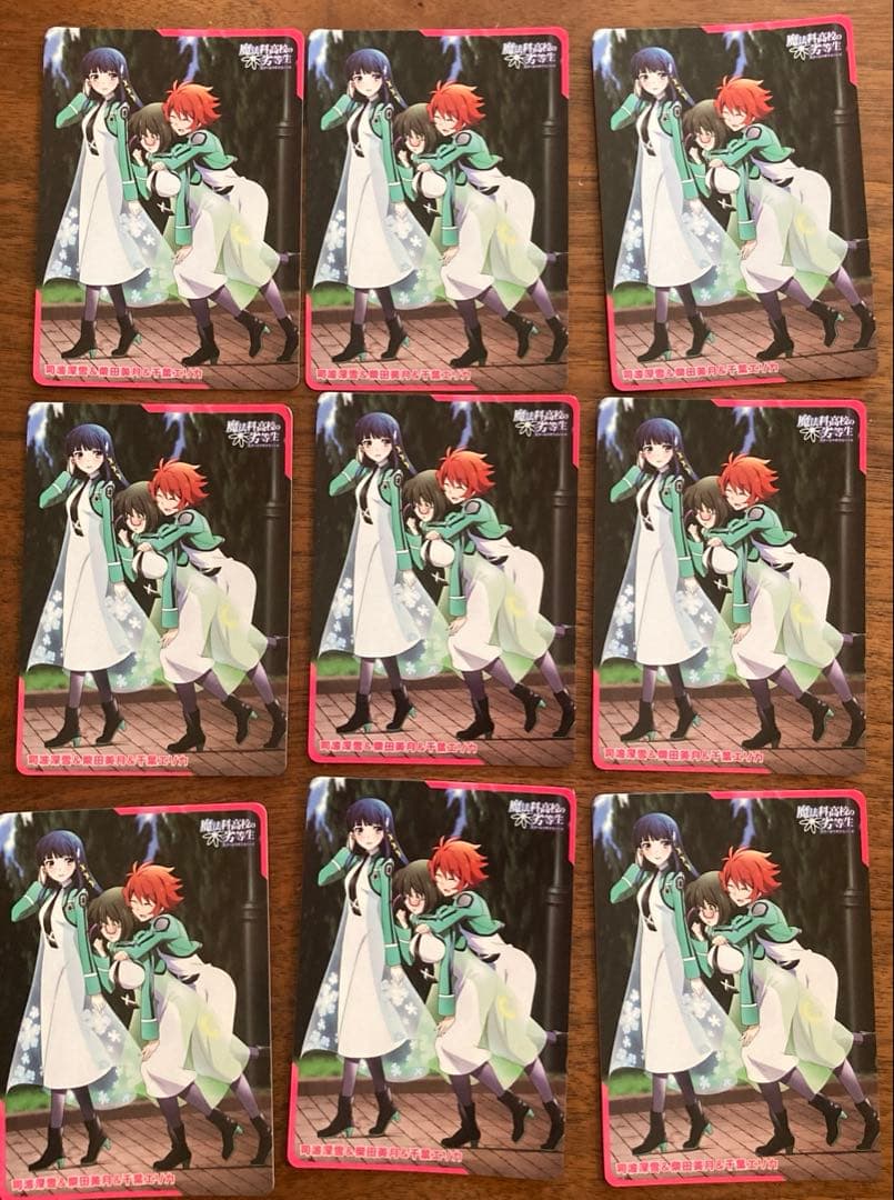 美少女モバゲー　魔法科高校の劣等生　司波深雪　　　柴田美月　千葉エリカ