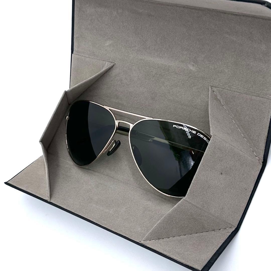 極美品✨ポルシェデザイン サングラス アビエーター ティアドロップ P8508