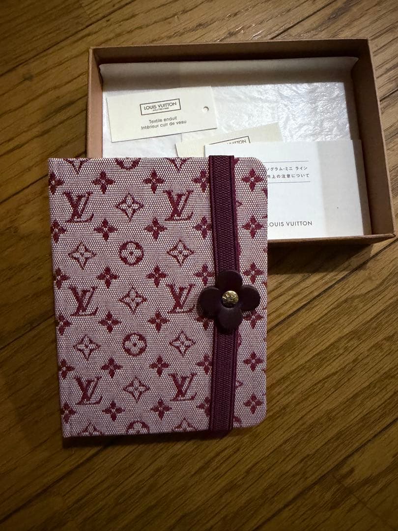 ルイヴィトン モノグラムミニ カルネ MM メモ帳 ノート　ピンク　ローズ