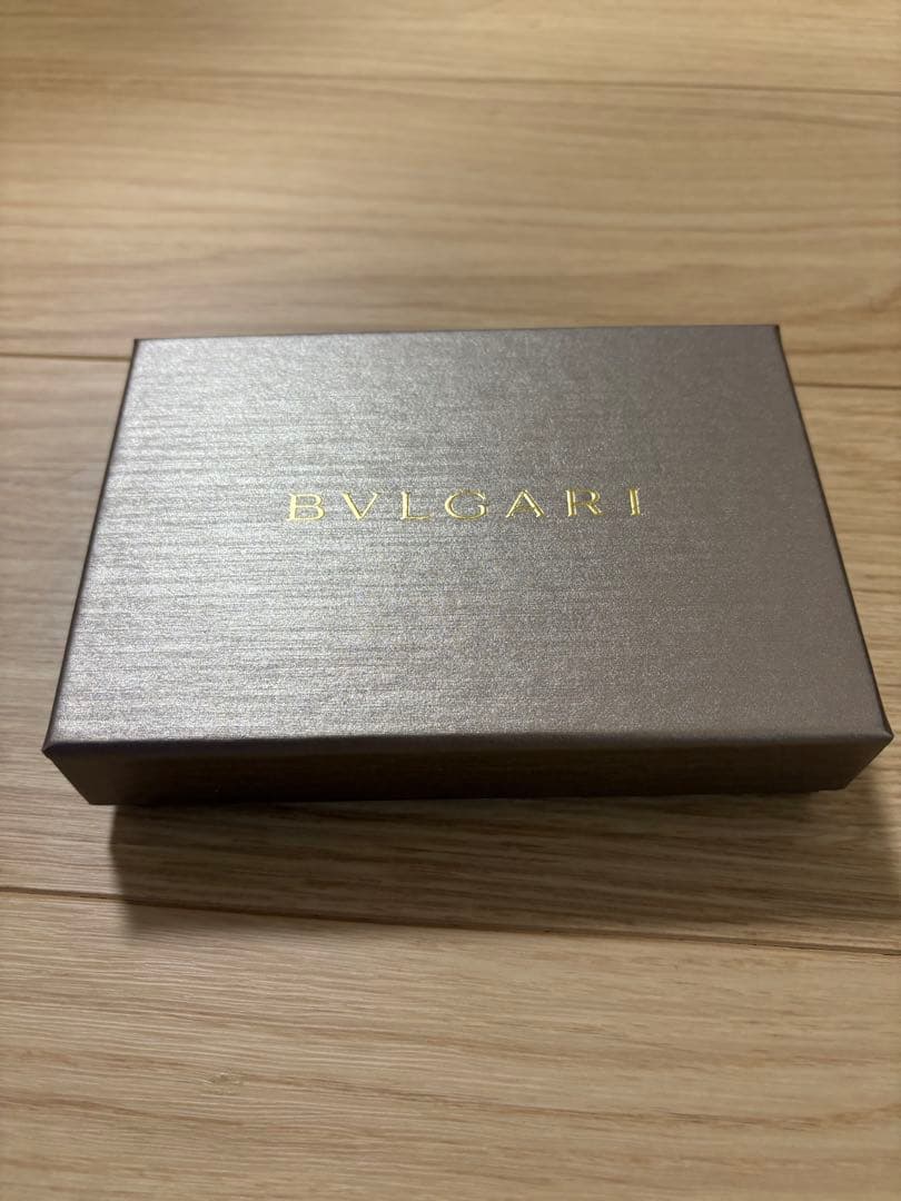 BVLGARI キーホルダー　ネイビー
