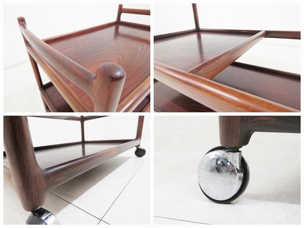 デンマーク CFCSilkeborg 60'sヴィンテージ ローズウッド ワゴン