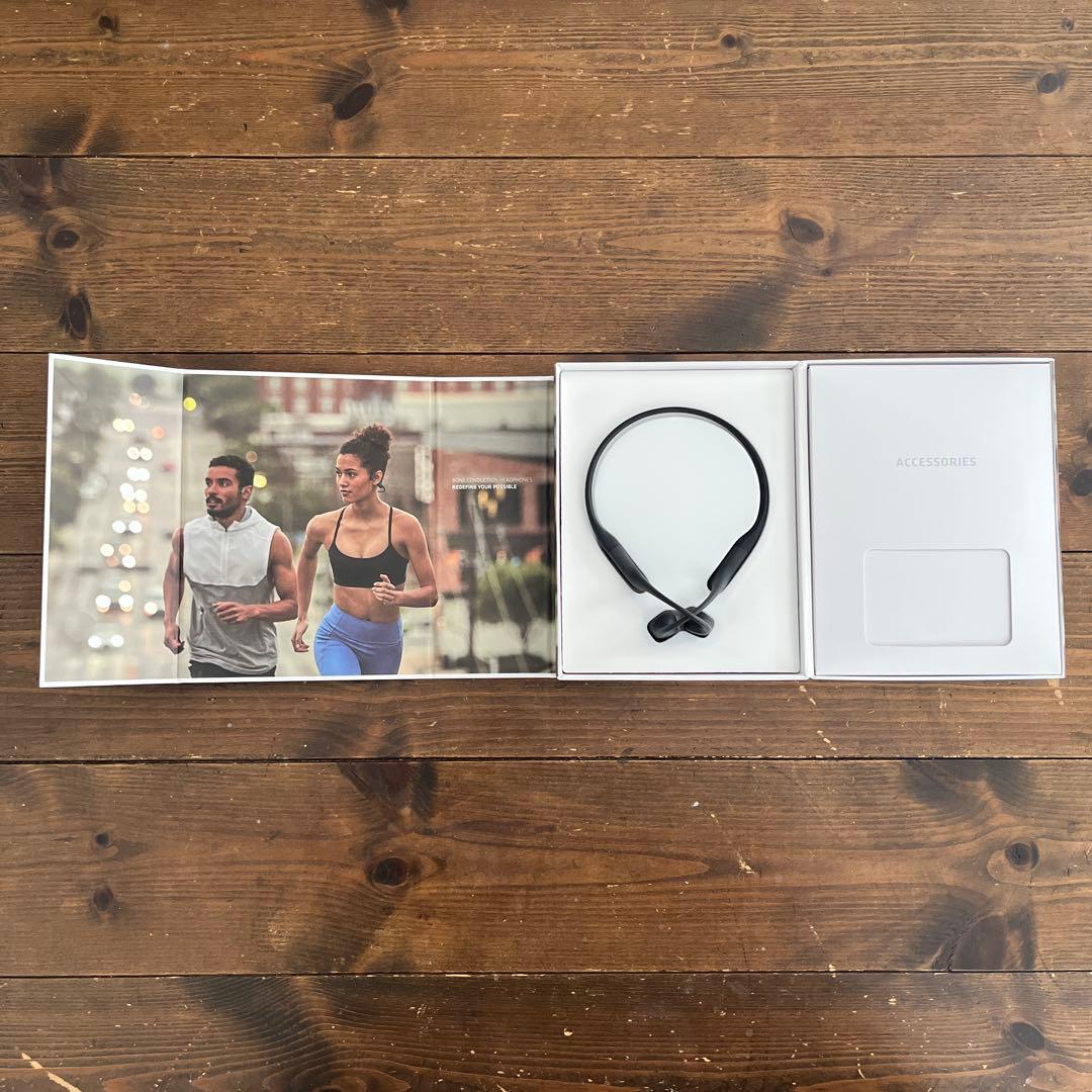 Shockz AEROPEX Cosmic Black AS800骨伝導イヤホン