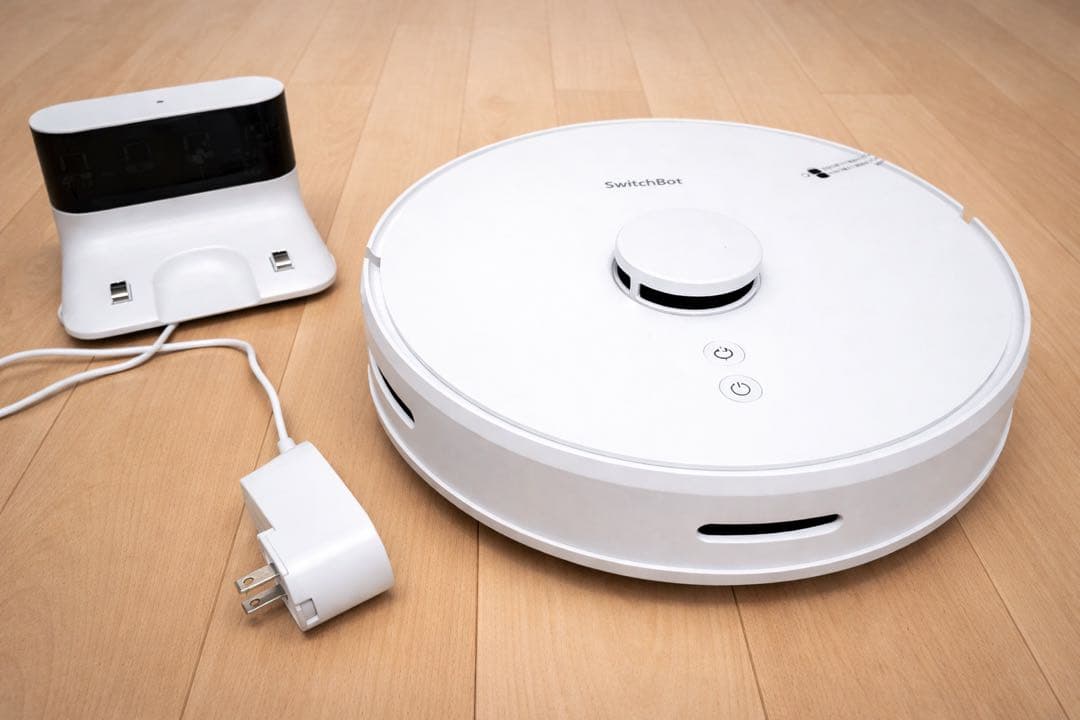 SwitchBot ロボット掃除機 自動ゴミ収集 水拭き S1