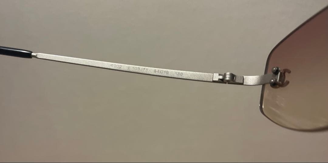 CHANEL グラデーションピンクレンズ サングラス