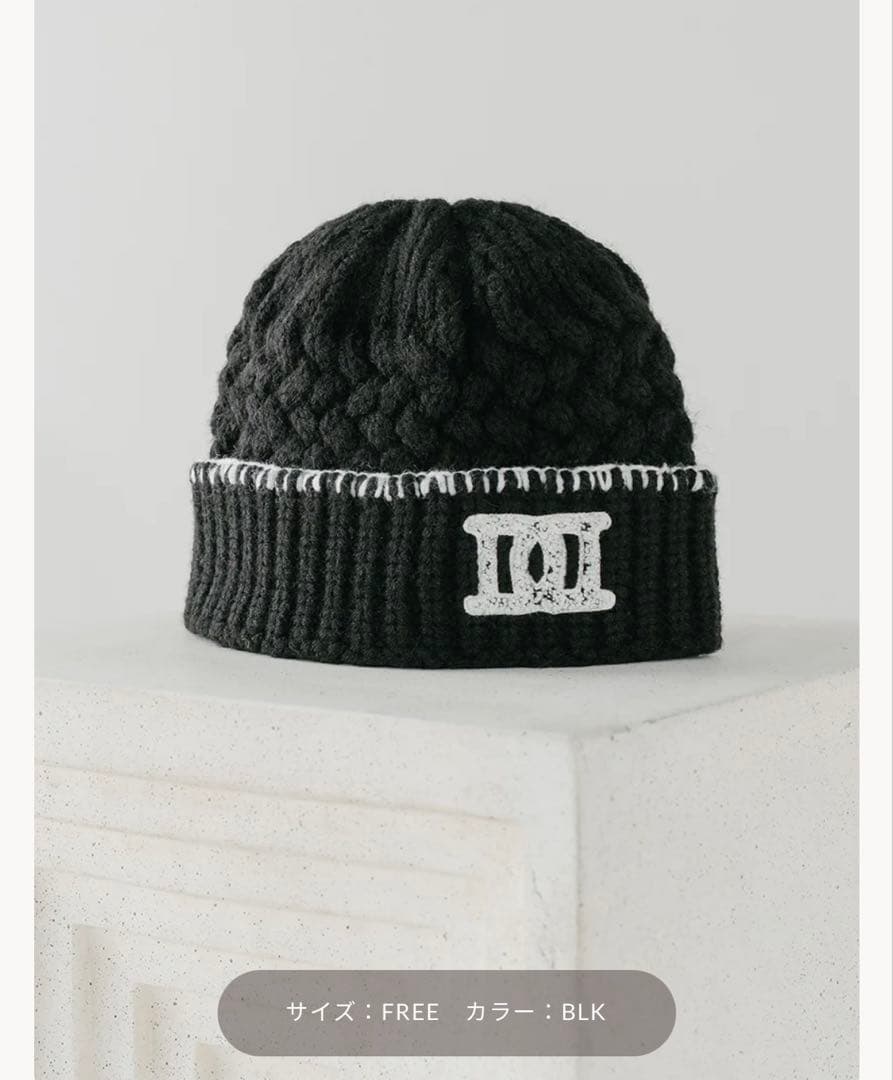 DDロゴバスケットニットビーニー