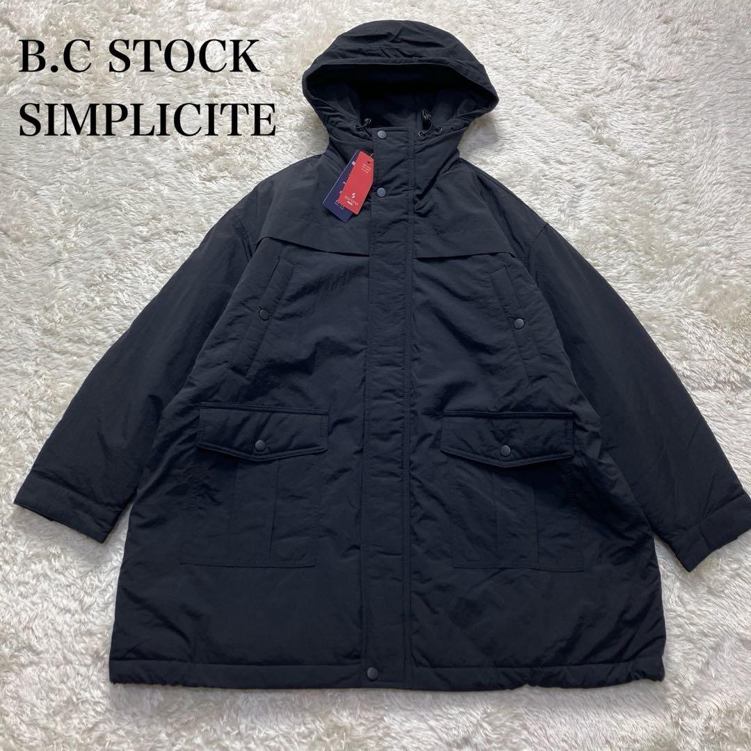 新品　B.C STOCK SIMPLICITE パッディドウィンブレパーカ　黒