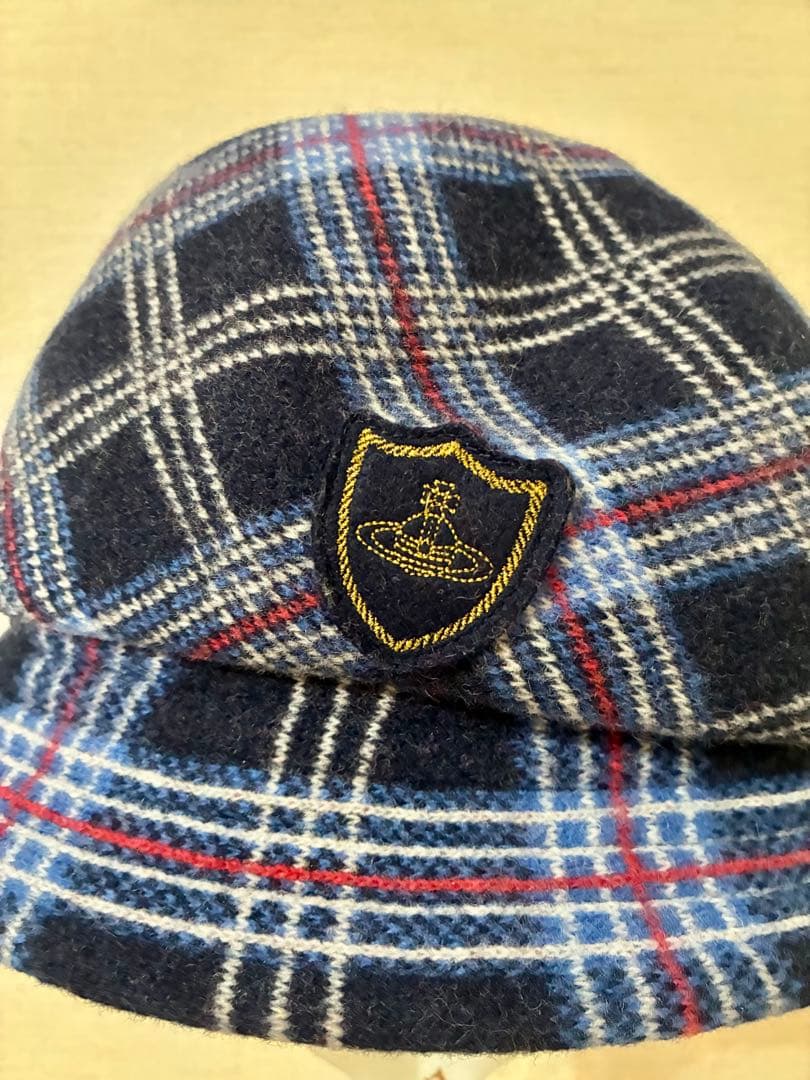 VivienneWestwood キャスケット タータンウール帽子