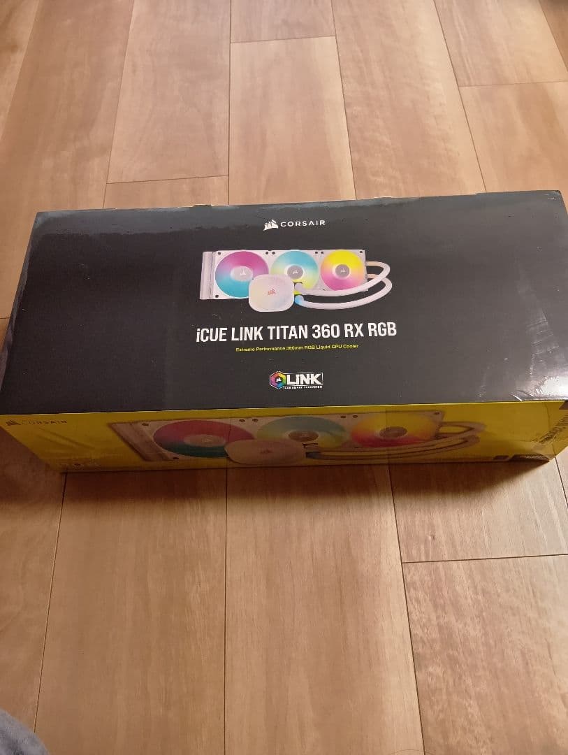 CORSAIR iCUE LINK TITAN 360 RX RGB (ホワイト