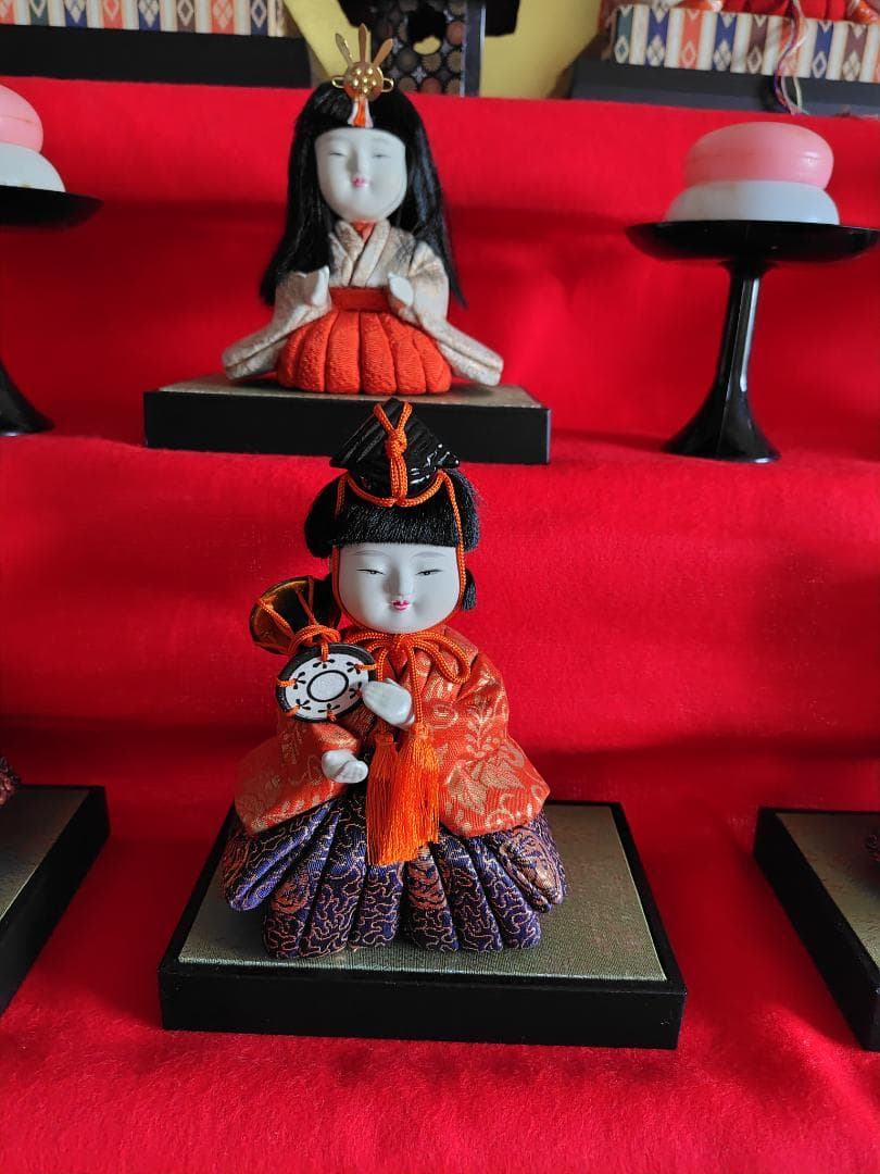 人間国宝　無形文化財　原米州　雛人形のみ