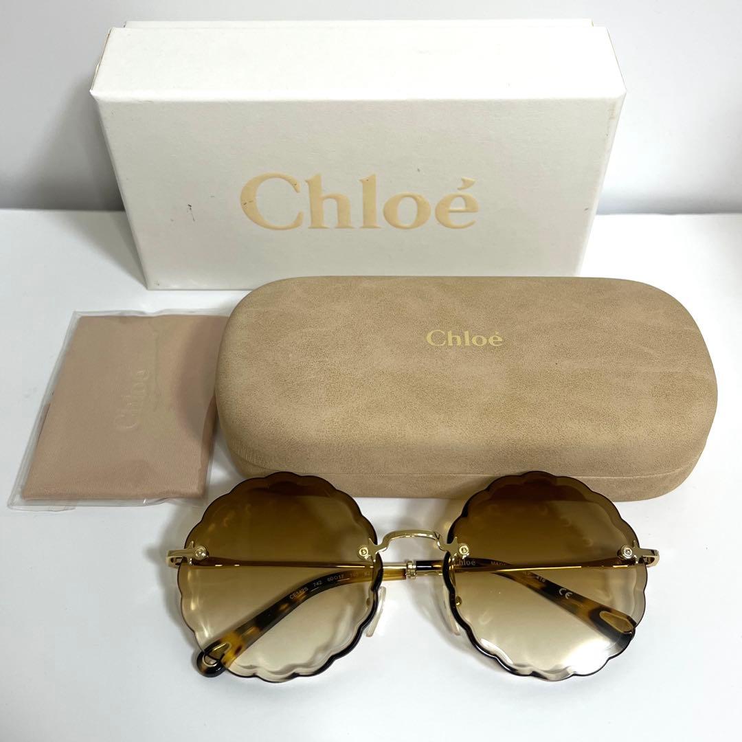 美品 Chloé Rosie CE142S ブラウン サングラス グラデーション