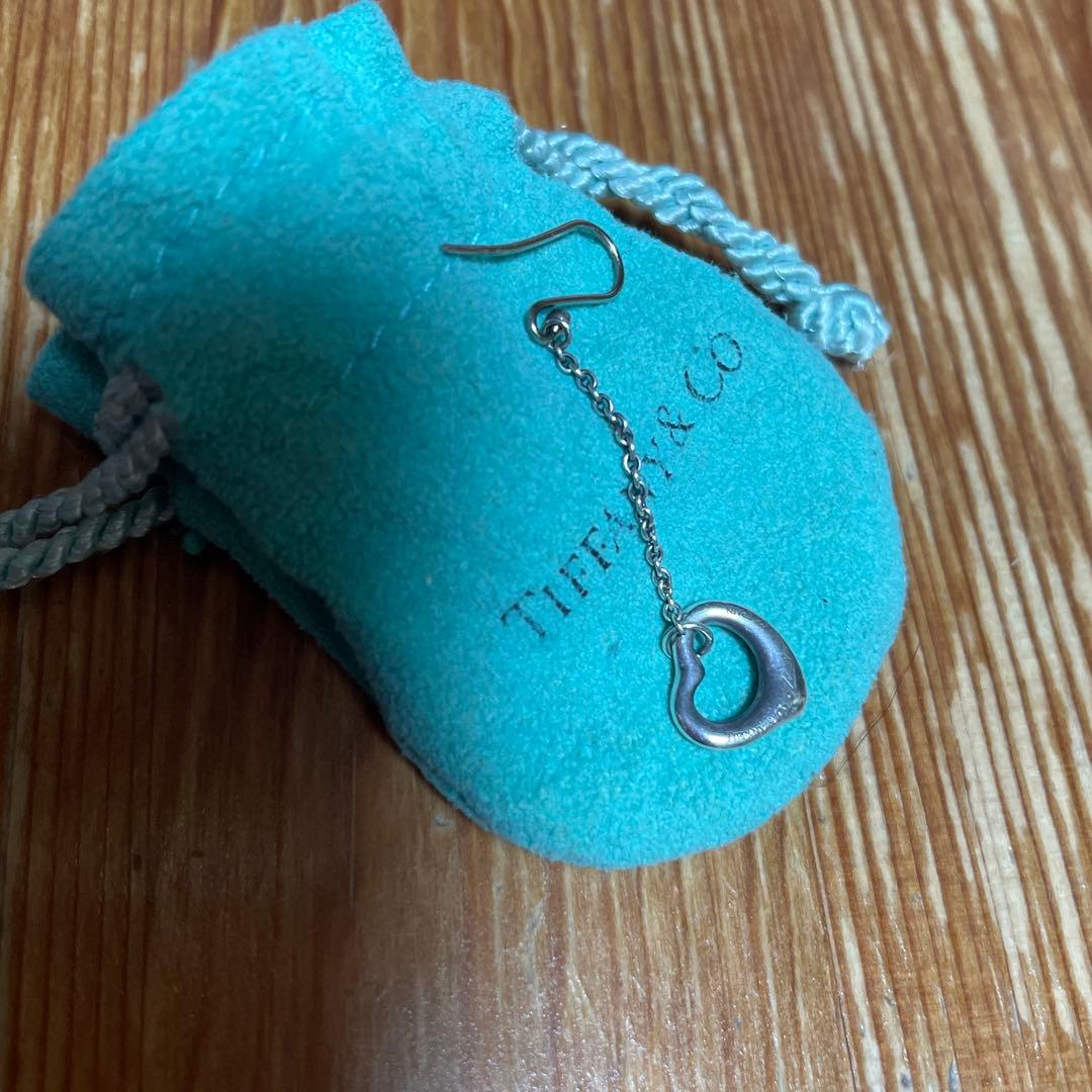 正規品　片耳　ティファニー★ピアス　シルバー　オープンハート