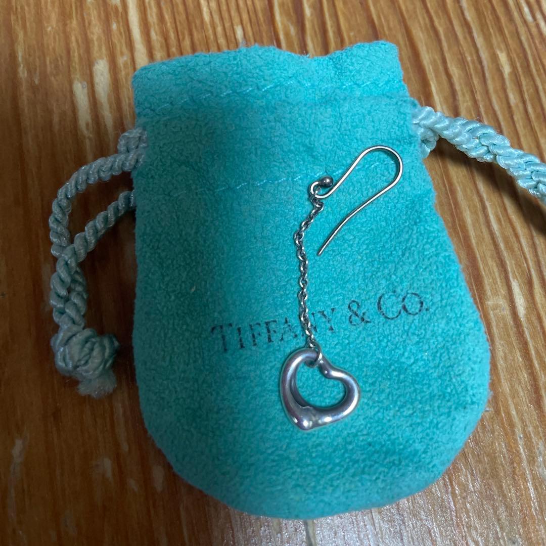 正規品　片耳　ティファニー★ピアス　シルバー　オープンハート