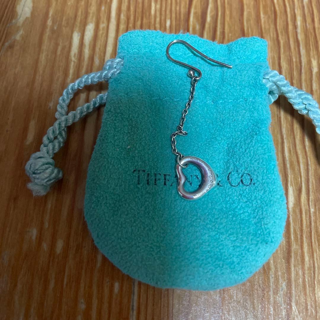 正規品　片耳　ティファニー★ピアス　シルバー　オープンハート