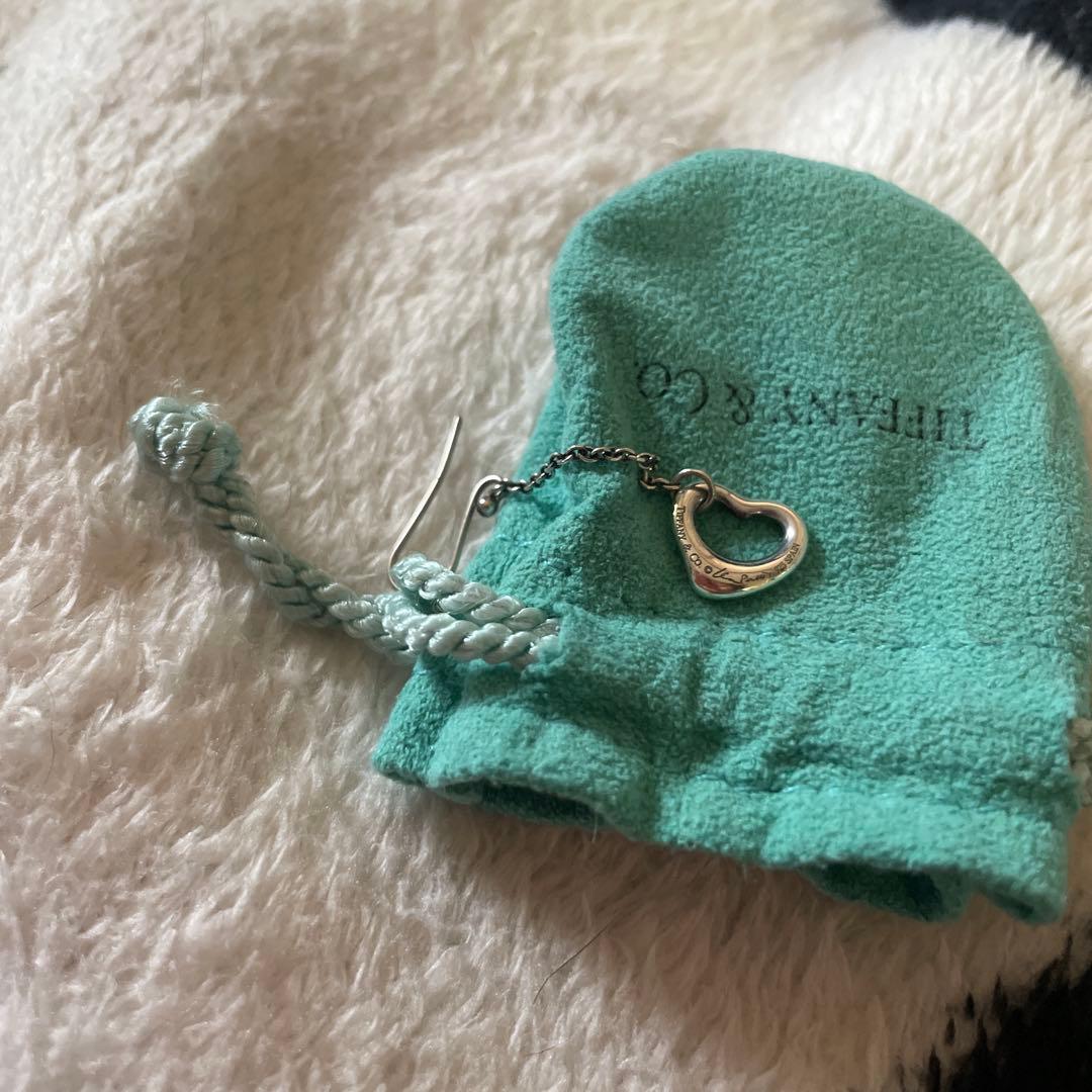 正規品　片耳　ティファニー★ピアス　シルバー　オープンハート