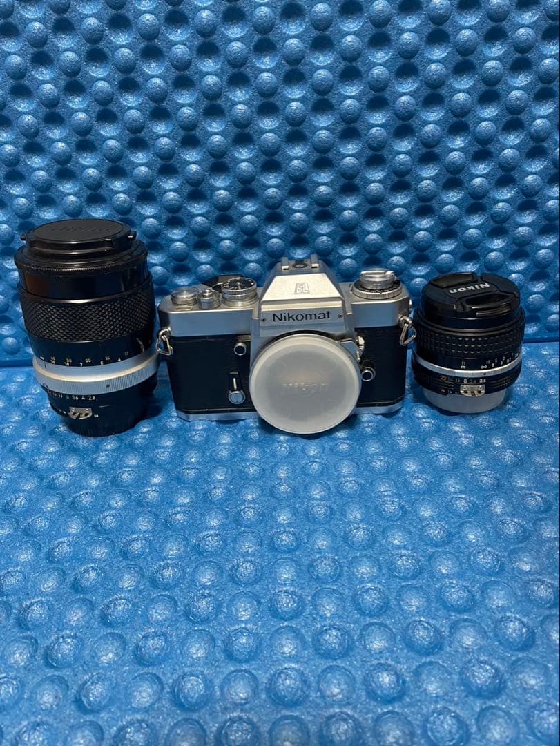 フィルムカメラ NIKOMAT EL & レンズ セット