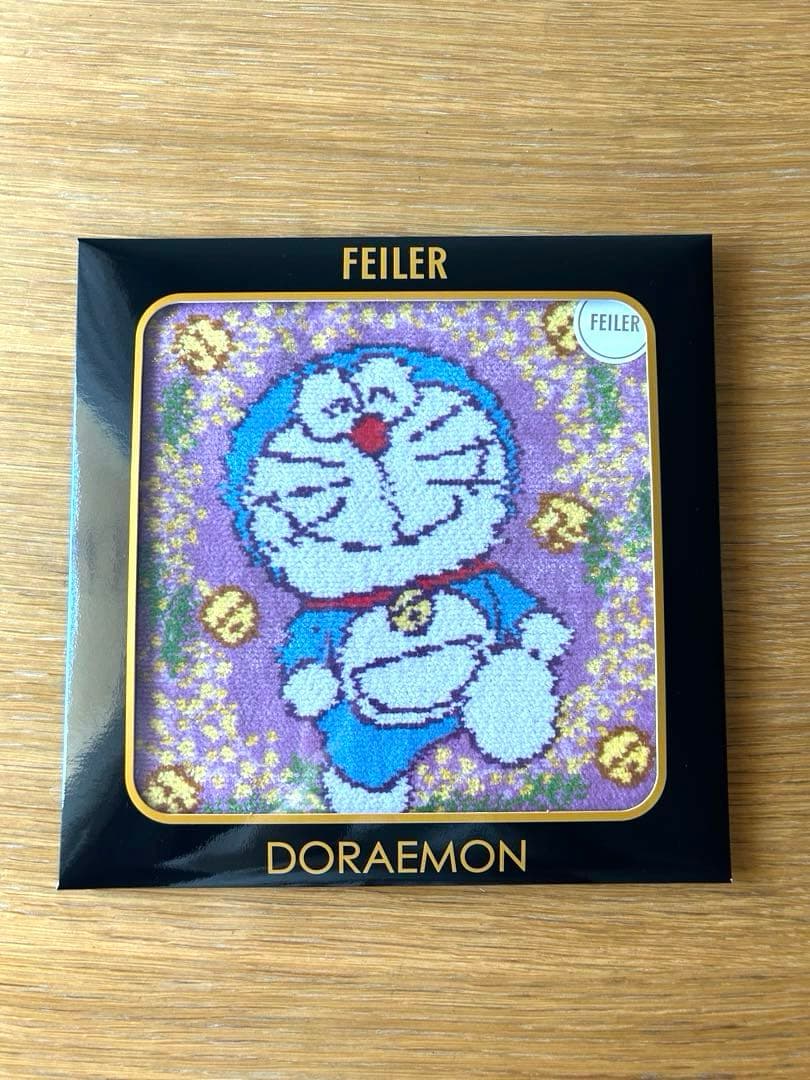 【新品未開封】フェイラー ドラえもんコラボハンカチ2枚セット 未来デパート