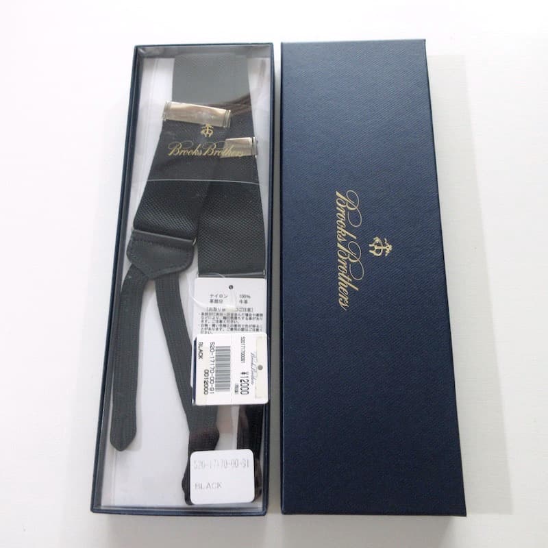 H*o様 ブルックスブラザーズ 新品 ボタン式サスペンダー 定価 ¥13200