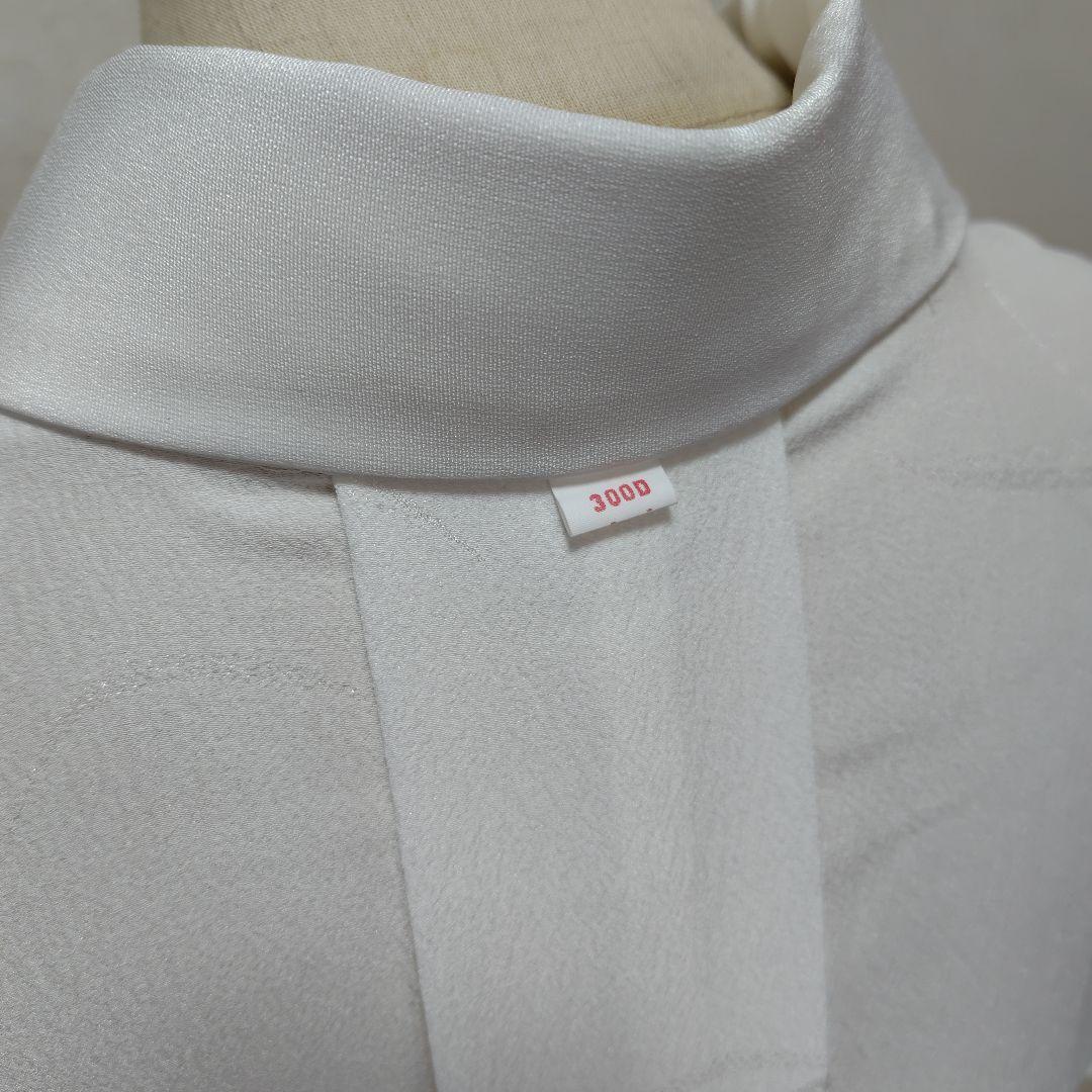 長襦袢　紙人形　単衣　洗える長襦袢　プレタ長襦袢　シルック　衣紋抜き　礼装　美品