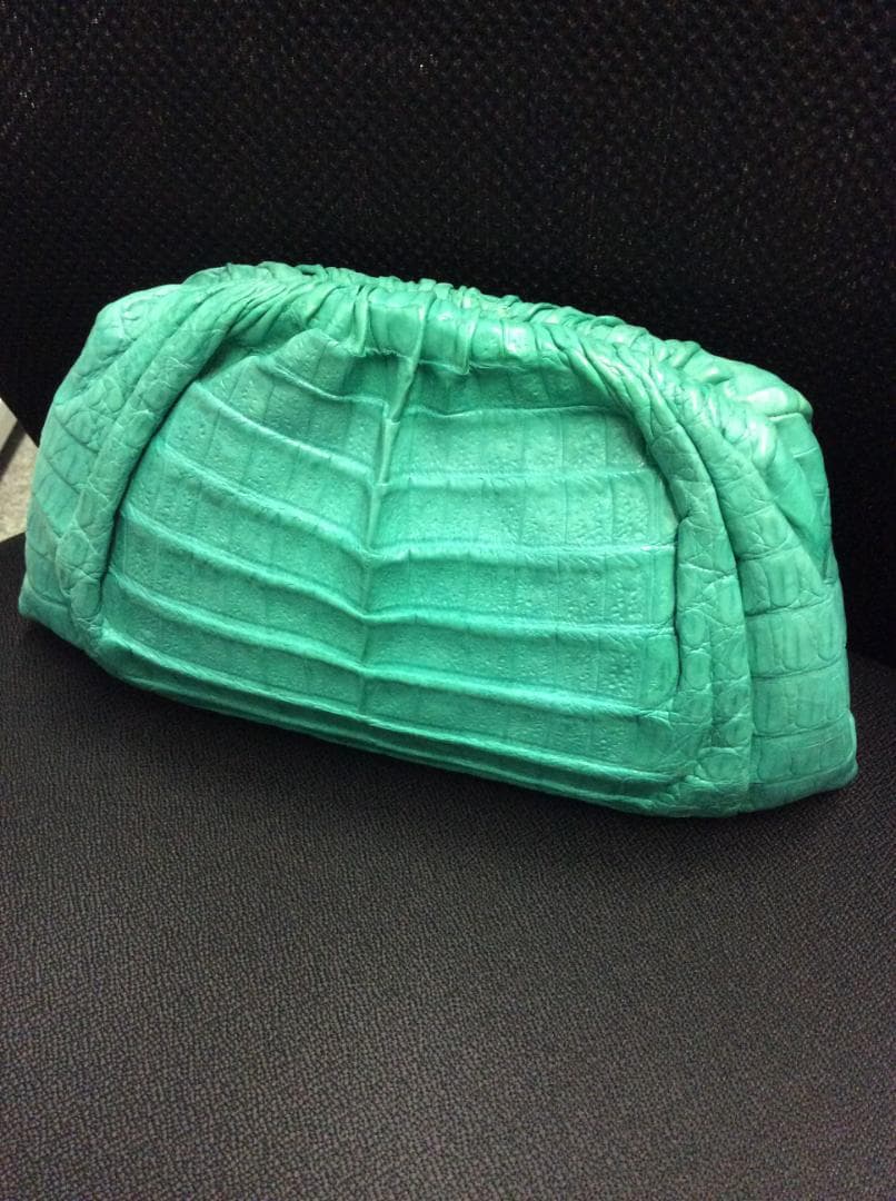 NANCY GONZALEZ/ナンシーゴンザレス　クロコがまぐちバッグ