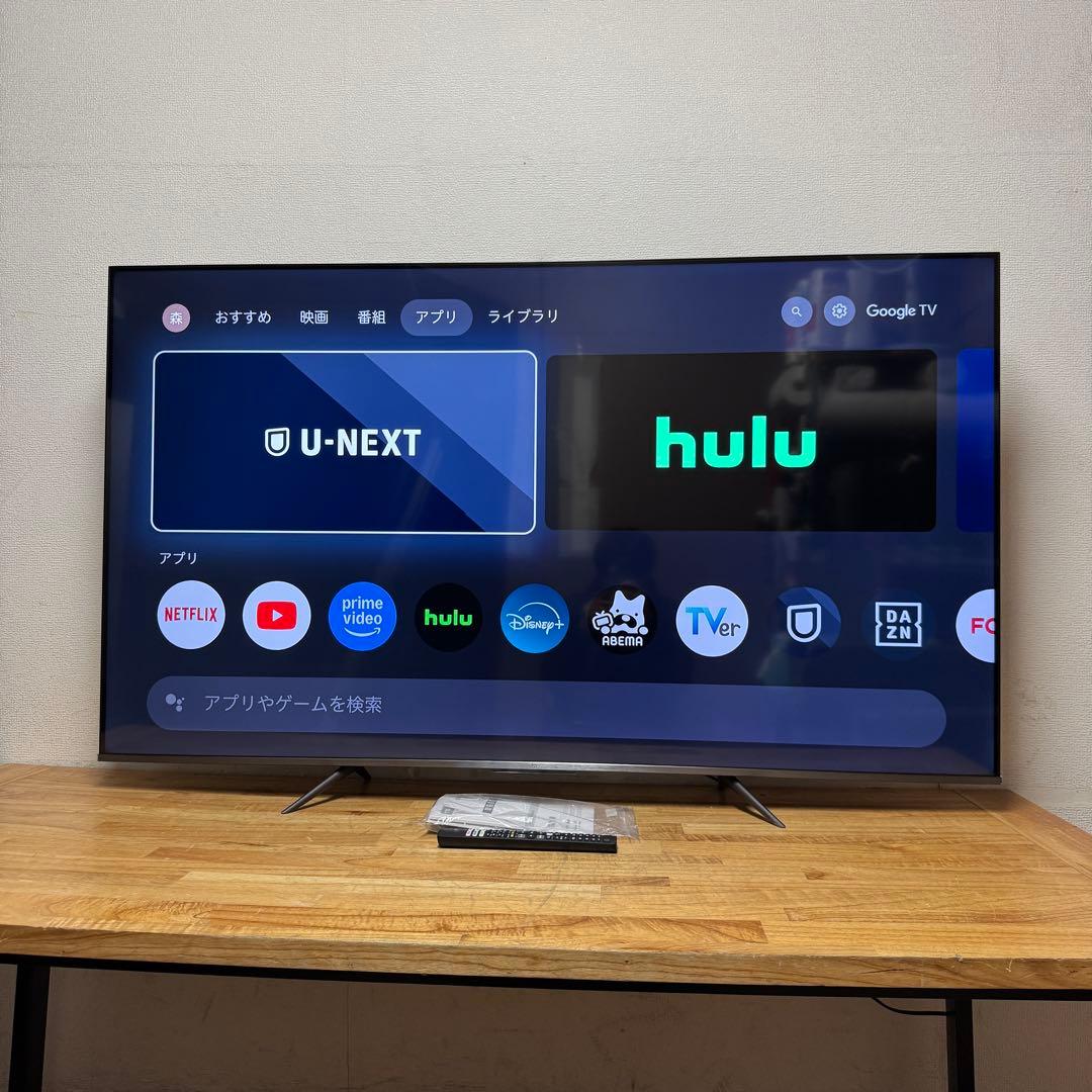 TCL 65インチ 4K 液晶テレビ 65C636 量子ドット 動画アプリ搭載