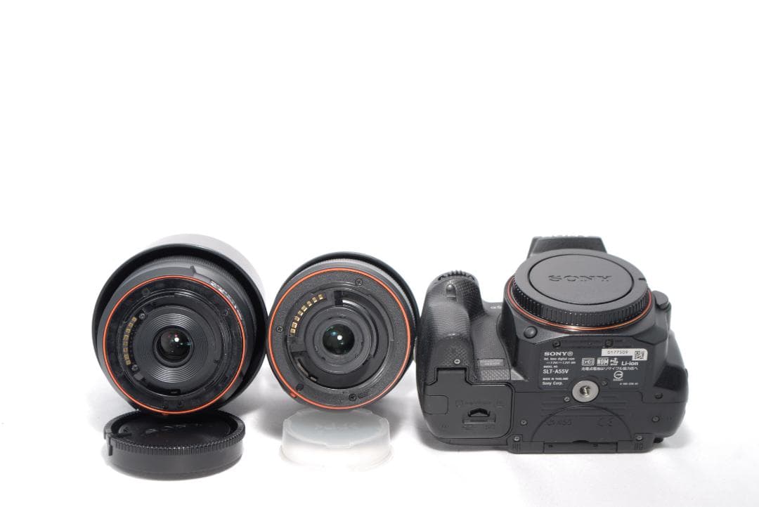 ✨SONY α55✨ダブルレンズ✨カメラデビューに✨高速AF✨一眼レフ