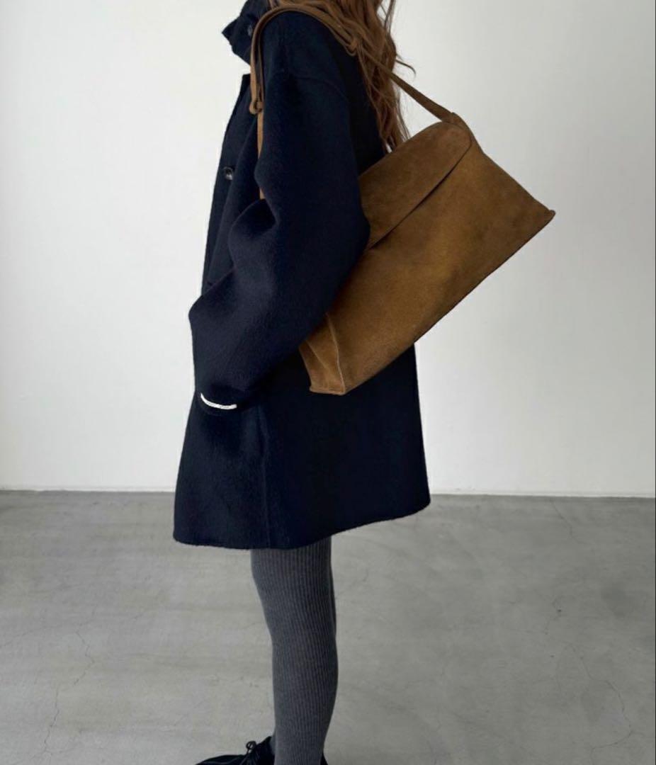 CANAL JEAN キャナルジーン スウェードフラップショルダーバッグ