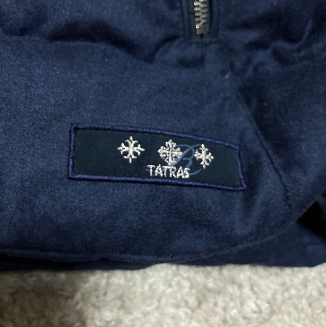 TATRAS タトラスの高級Rラインダウンベスト ネイビー　01サイズ　送料無料