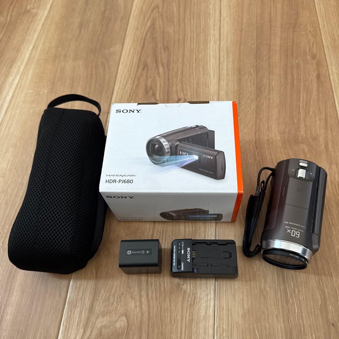 SONY HDR-PJ680 ビデオカメラ プロジェクター 美品 ソニー