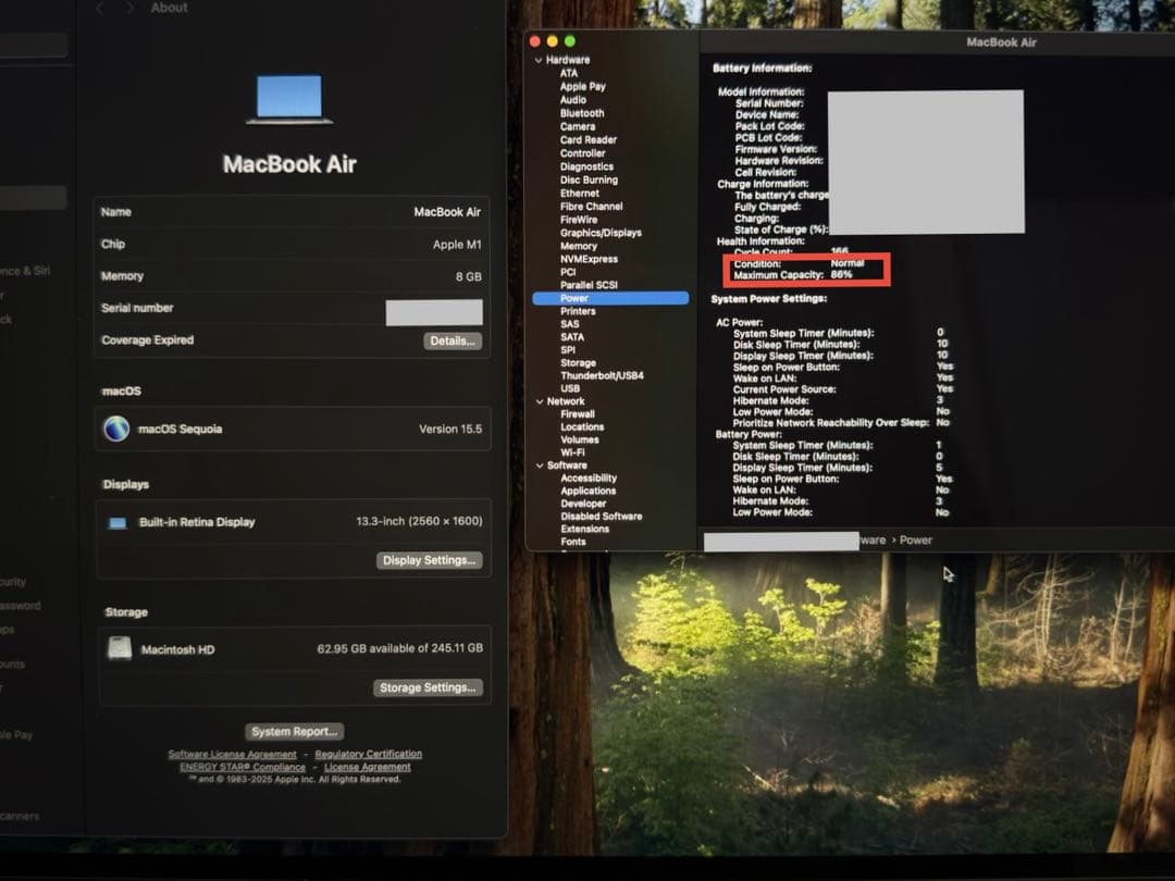 r*a様 MacBook Air M1 8GB 256GB