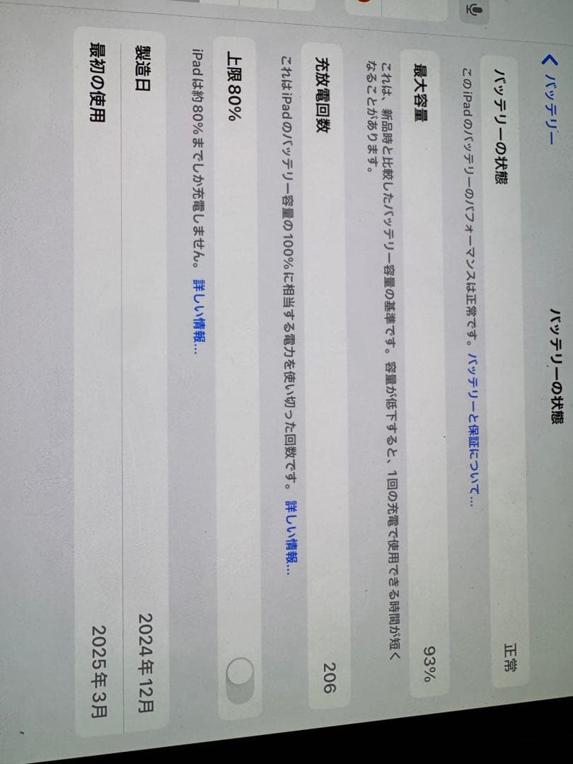 iPadプロ11インチ第5世代 256G